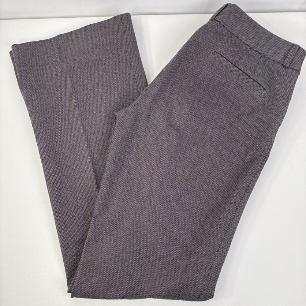 Banana Republic Women's The Sloan Fit Flare Leg Dress Pants Gray Size 6